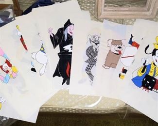 Traced and handpainted comic figures so well done!