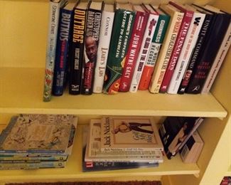 A few books & adult coloring books (some immaculately finished!)