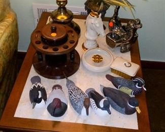 Hand painted duck figures and more vintage decor!