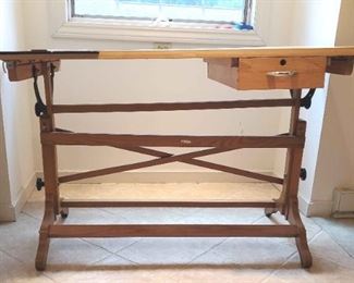 Vintage Frederick Post Co Drafting Table