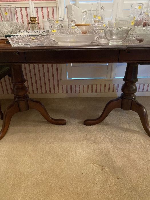 Ethan Allen Table with 8 chairs 