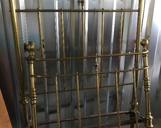 50% off now
Antique brass bed complete with rails