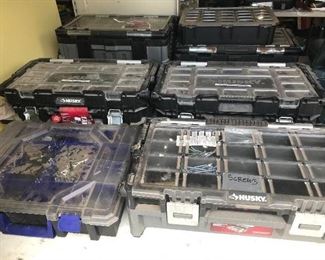 Marked down today Husky boxes of mixed screws, nails, etc