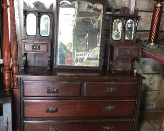 50% off 
Vintage Dresser with mirrors