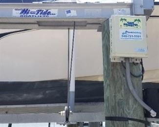 Hi Tide boat lift; Gem remotes; docksolutions.com