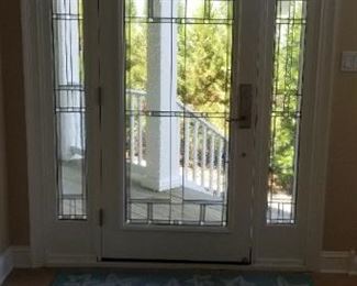 Beautiful entry door with side lights