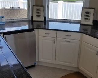Wet bar; Brookhaven cabinetry