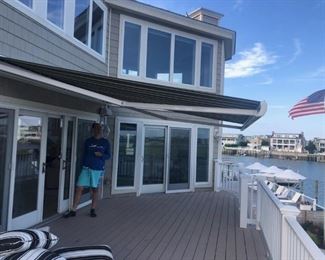 Awning is 12+ feet wide