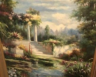 Thomas Kinkade inspired artwork - very large