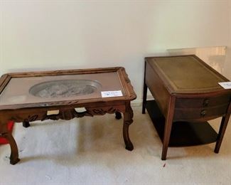 Vintage tables and stands