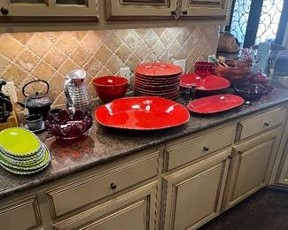 Lots of cute dishes to see!