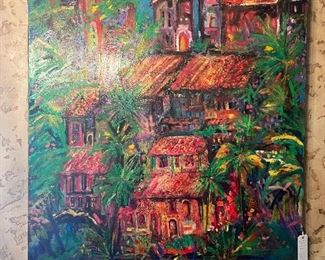 Original art by Midland artist James Van Stavern