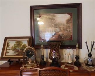 Painting - Home Decor - Clock