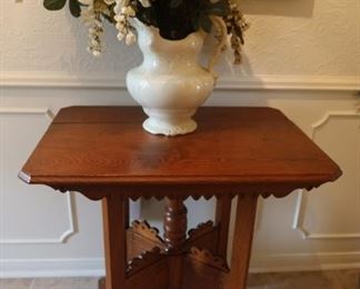 Antique Eastlake Table - Water Pitcher