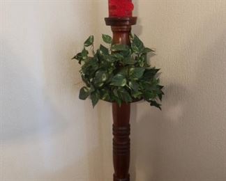 Antique Pedestal - Candle