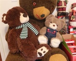 Vintage Large Teddy Bear - 2 more bears