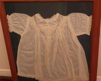 Antique Baby Dress - Framed