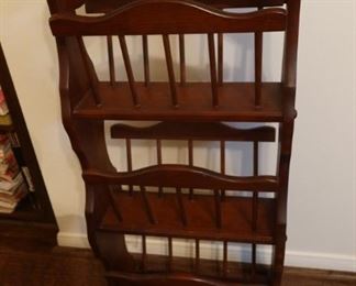 Antique Tier Magazine Rack