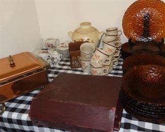 Copper Warmer - Flatware - Tiera Brown Dish Set