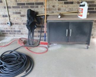 Outdoor Table - Water hose - Chair