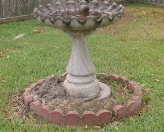 Concrete Bird Bath
