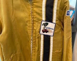 Ford Motor Cobra Patch Gold Jacket