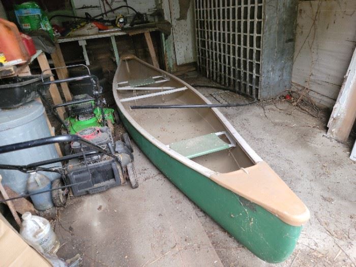 Canoe and Camping Equipment