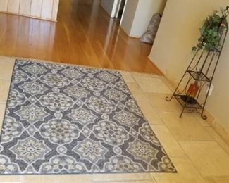 5 x 4 area rug $20 Saturday 