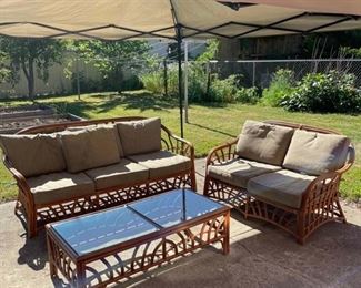 Rattan set