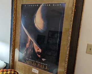 Huge movie poster. Jeff Bridges autographed