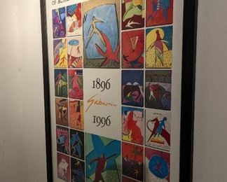 Atlanta Olympics print signed