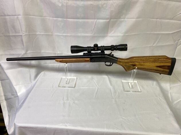 H&R .223 SINGLE SHOT RIFLE WITH SCOPE