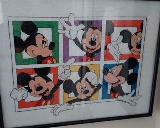 Mickey Mouse Framed Art