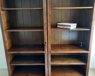 5 Shelved Bookcases