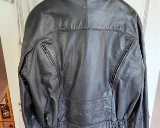 Harley Davidson Leather Riding Jacket Size 42