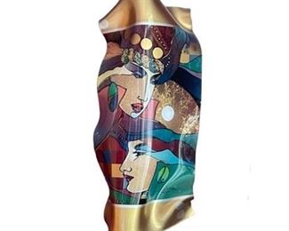 Lot 003m
Ned Moulton Reverse Painting Plexiglas 'Moulton Glas'