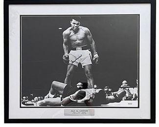 Lot 010
Muhammad Ali vs Liston Autographed with COA