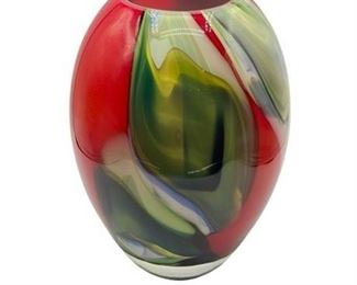 Lot 012m
Glass Europa Contemporary Art Glass Oviod Vase