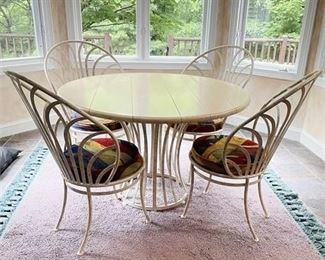 Lot 020-007
Mid Century Arthur Umanoff for Shaver Howard Table and Chairs