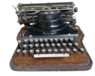 Lot 050-
Multiplex Typewriter With Case 1915