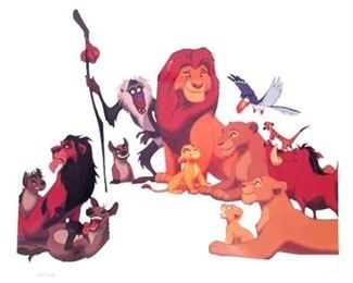 Lot 130
Lion King Commemorative 1994 Seri-cell Series of Eleven Drawings