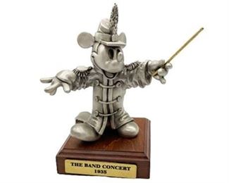 Lot 167
"The Band Concert" 1935, Hudson Pewter Numbered Mickey