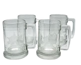 Lot 211
Cleveland Indians 1996 All-Star Game Etched Glass Mugs