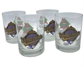 Lot 213
Cleveland Indians 1995 World Series Rock Glasses
