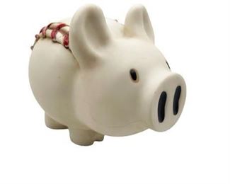 Lot 225
Base Ball Trimmed Piggy Bank