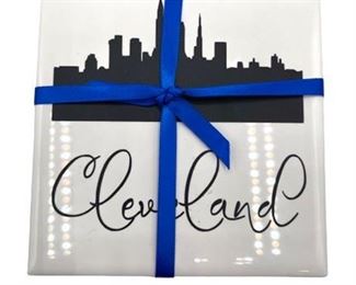 Lot 226
Cleveland Silhouette Ceramic Coaster Set