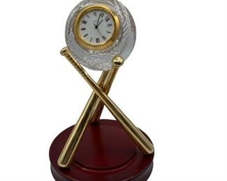 Lot 227
Crystal Baseball Clock, Desk Top