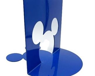 Lot 235
Disney Mickey Mouse Metal Die Cut Black Silhouette Bookends By Michael Graves