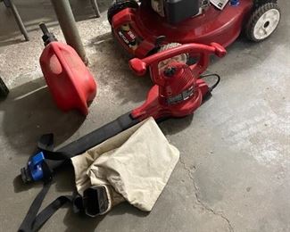 Mower and Yard Blower