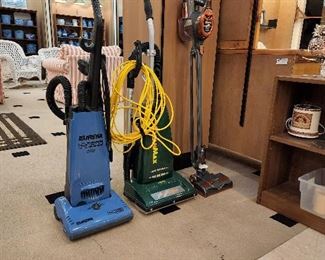 Some high quality vacuum's - Eureka The Boss Lite, Cleanmax Commercial Professional, and Shark